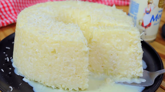 Bolo de tapioca de São João cremoso ana maria