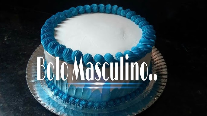 Bolo masculino adulto tudo gostoso
