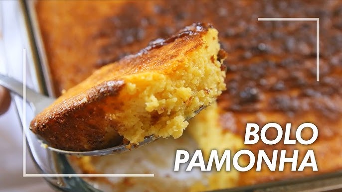 Bolo pamonha de liquidificador simples  tudo pa