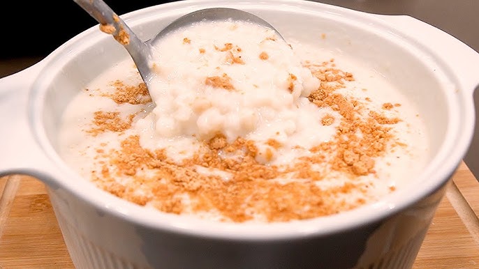 Canjica com leite de coco prático
