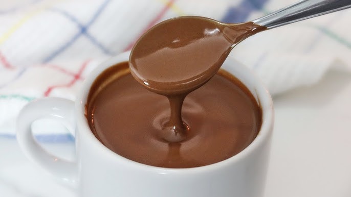 Chocolate quente com bicarbonato tudo gostoso