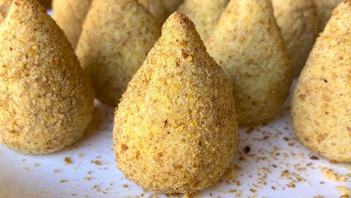 Coxinha fit sem recheio tudo gostoso