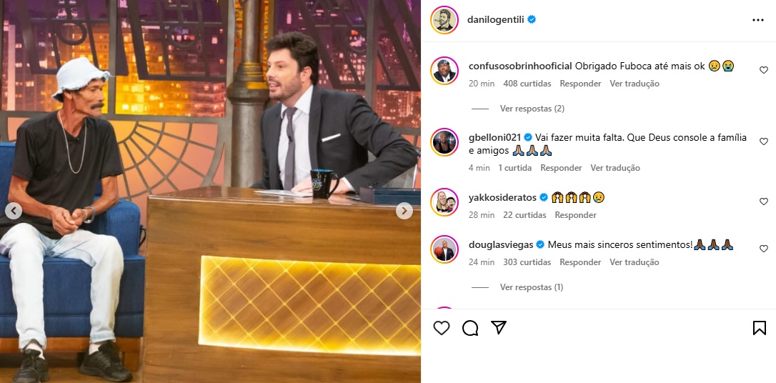 Danilo Gentili e Madruguinha do Brasil
