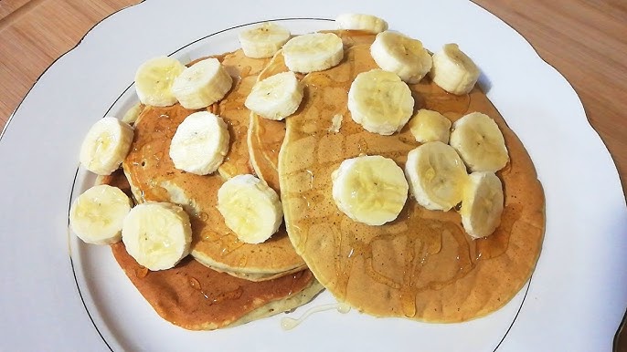 Panqueca de banana com maçã prático demais