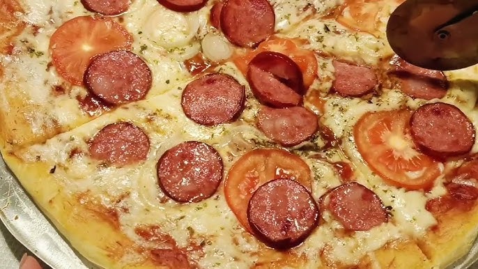 Pizza low carb prático 