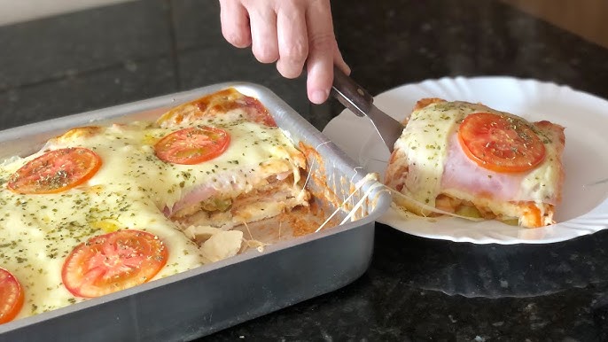 Sanduíche de forno de atum prático demais