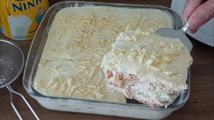 Sobremesa de ninho do tiktok prático rápido