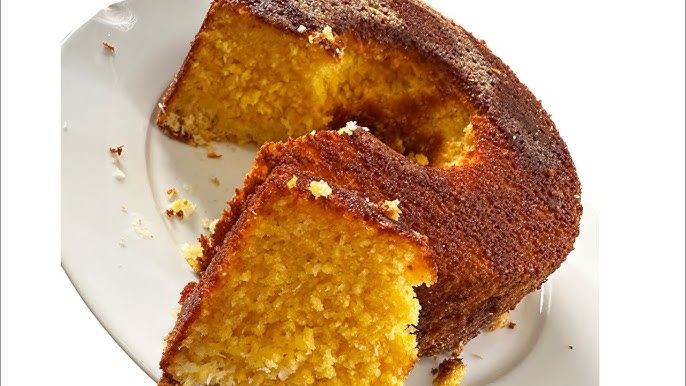 Bolo de flocão de milho com coco prático
