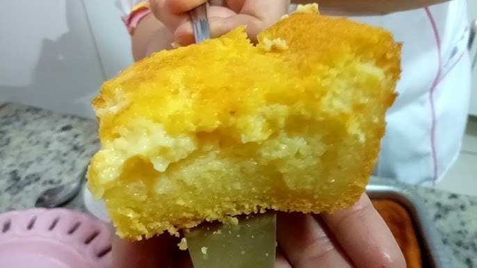 Bolo de milho com milharina fofinho tudo gostoso