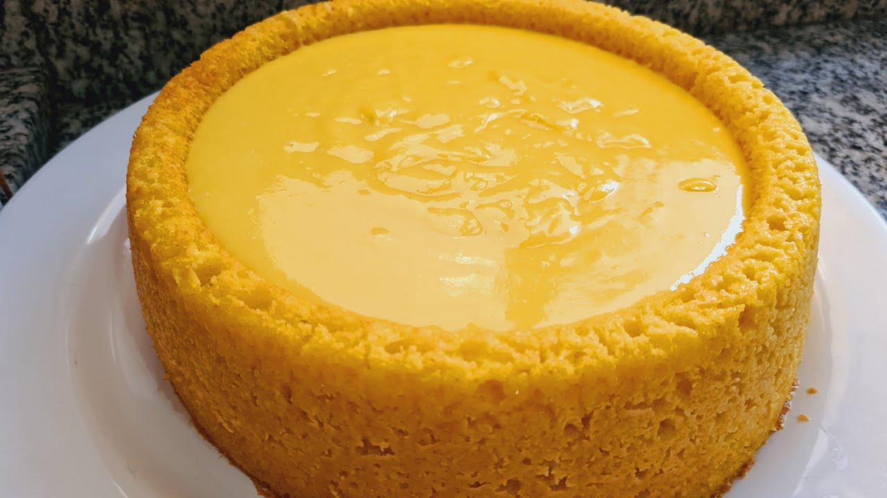 Bolo piscina de milho cremoso prático demais