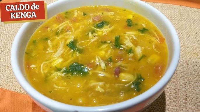 Caldo de kenga com batata fácil tudo gostoso