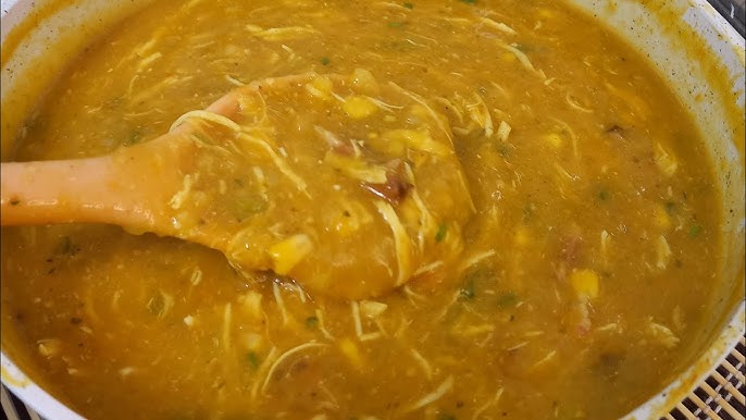 Caldo de kenga com mandioca prático