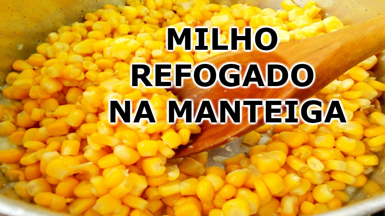 Milho com manteiga de garrafa prático demais