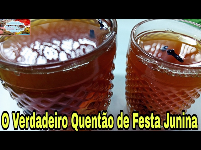Quentão de festa junina tradicional 