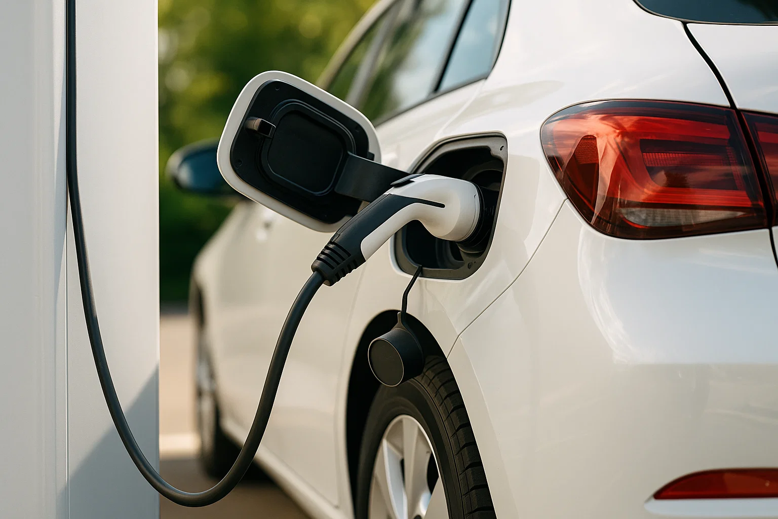 Sem carros elétricos, gasolina fica mais cara - Imagem gerada por I.A